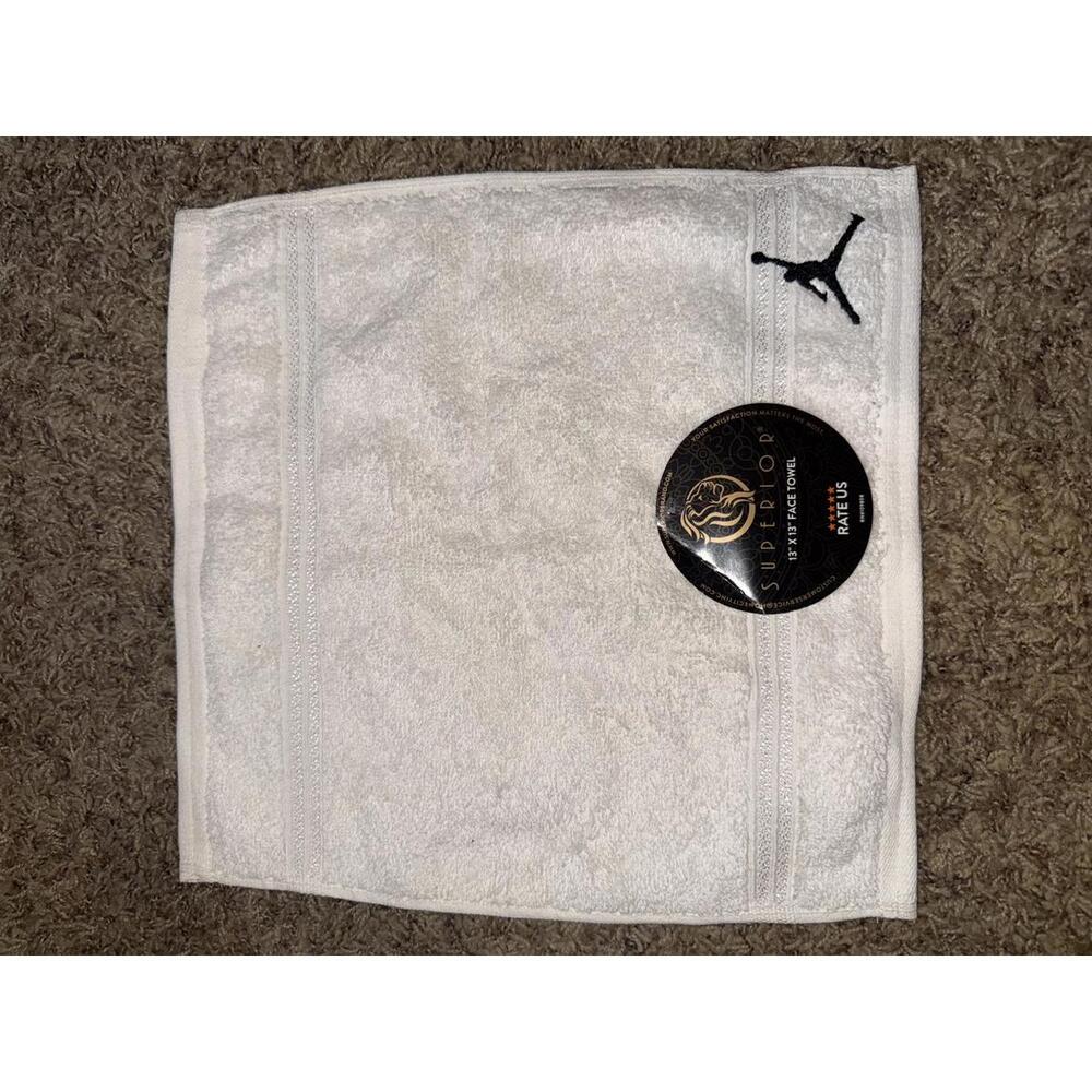 Unreleased Superior Brand Heritage Collection Jordan Branded Ivory Hand Towel